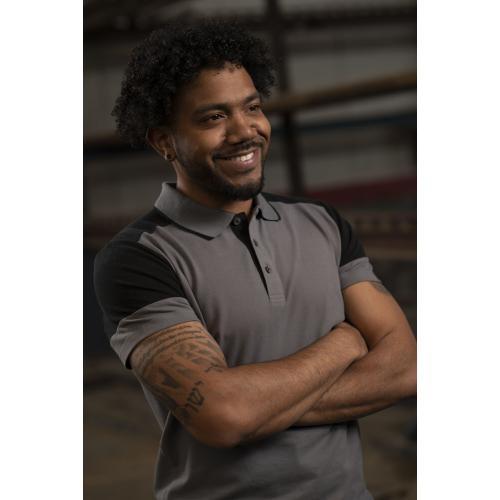 Prime polo heren kobaltblauw/navy,l