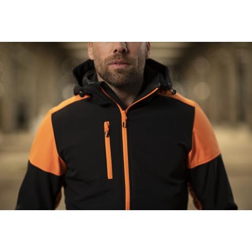 Prime softshell jacket heren zwart/rood,l