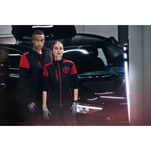 Prime softshell jacket heren zwart/rood,l