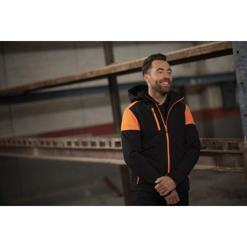 Prime softshell jacket heren zwart/rood,l