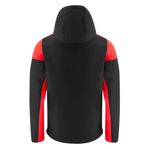 Prime softshell jacket heren zwart/rood,l