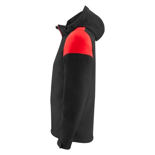 Prime softshell jacket heren zwart/rood,l