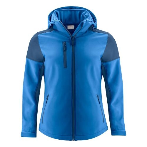 Prime Softshelljas dames marineblauw/kobalt,l
