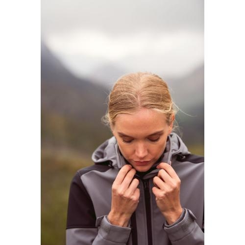 Prime Softshelljas dames zwart/rood,l