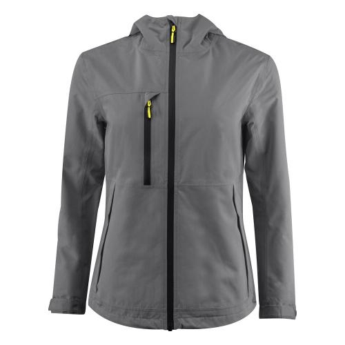 Shell jas Hiker dames staalgrijs,l