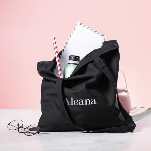 Katoenen tas Toendra blauw