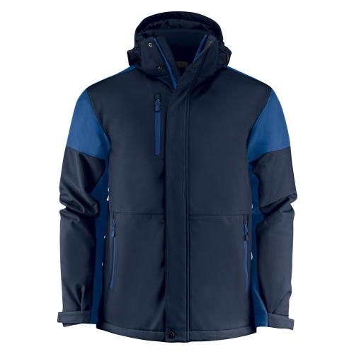 Prime padded softshelljas marineblauw/kobalt,l