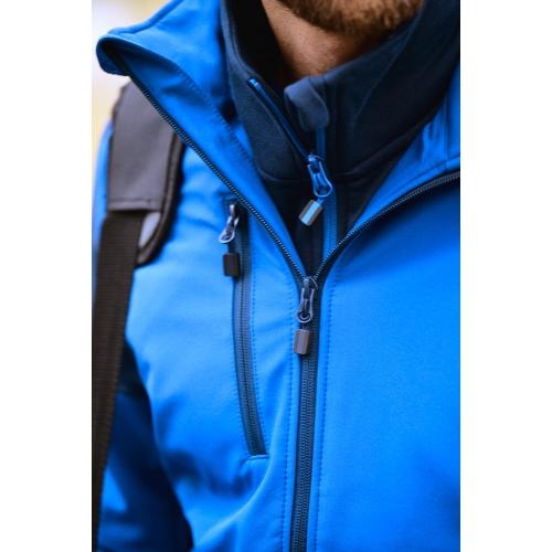 Prime padded softshelljas zwart/rood,l