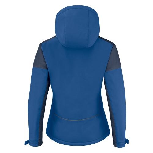 Prime padded softshelljas dames marineblauw/kobalt,2xl