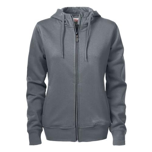 Sweatshirt Overhead dames staalgrijs,l