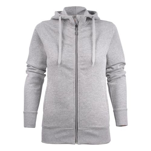 Sweatshirt Overhead dames grijs gemeleerd,l