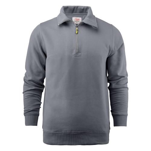 Sweatshirt Rounders half zip wit,l