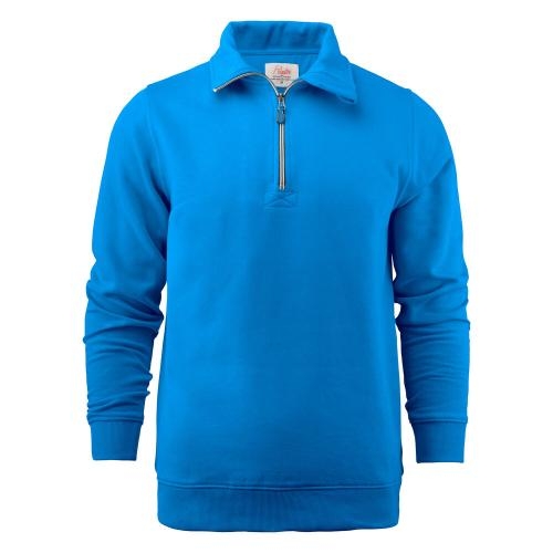 Sweatshirt Rounders half zip oceaan blauw,l