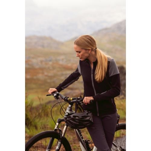 Sweatvest Prime dames zwart/rood,2xl