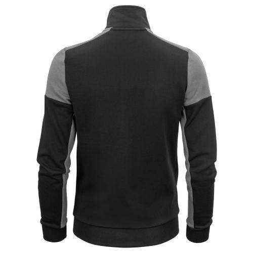Sweatvest Prime dames zwart/staalgrijs,2xl