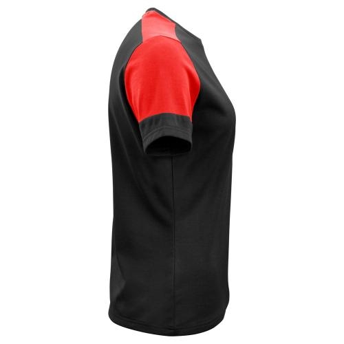 Prime T-shirt dames zwart/rood,l