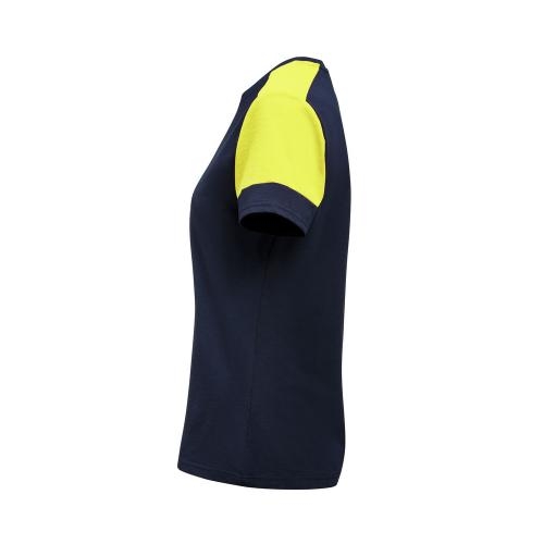 Prime T-shirt dames zwart/rood,l