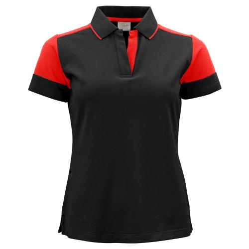 Prime
Polo Dames zwart/rood,2xl