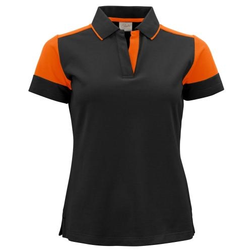 Prime
Polo Dames zwart/oranje,2xl