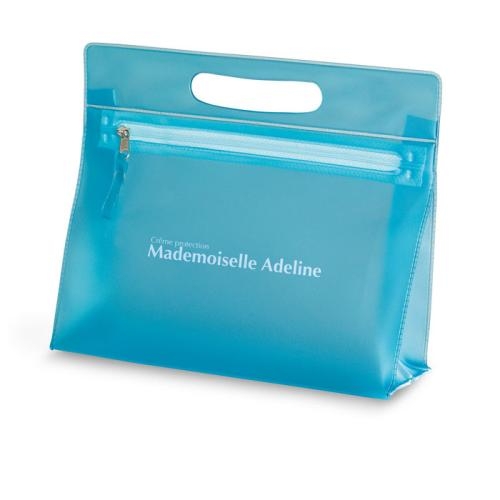 Transparante toilettas Moonlight blauw
