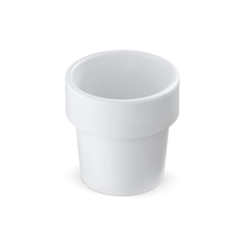 Hot-but-cool beker kerstomatenzaadjes wit