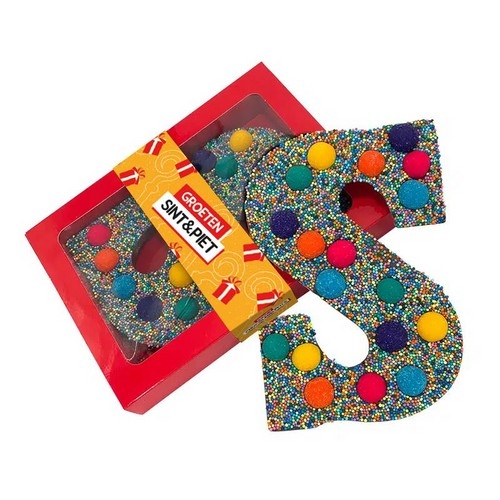 Happy Chocoladeletter multicolour