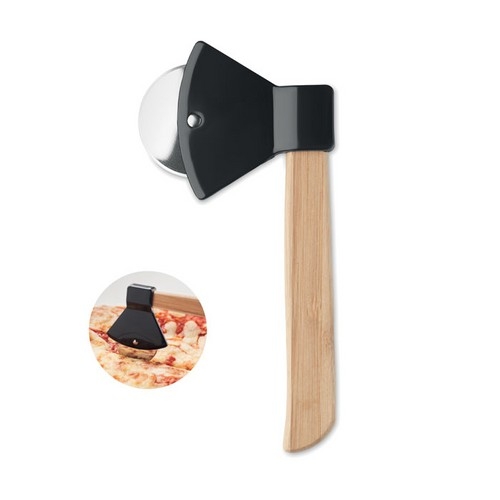 Bamboe pizzasnijder Gigi zwart