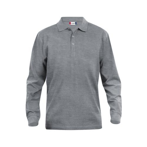 Classic Lincoln longsleeve grijsmelange,l