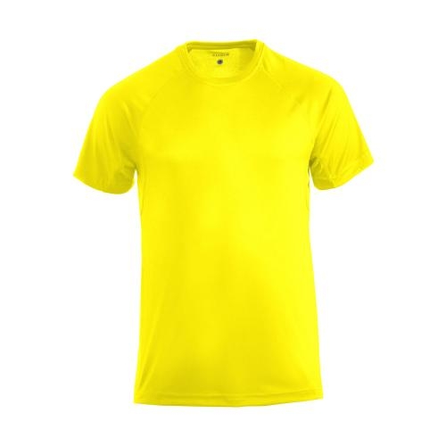 Premium Active heren T-shirt signaalgeel,3xl