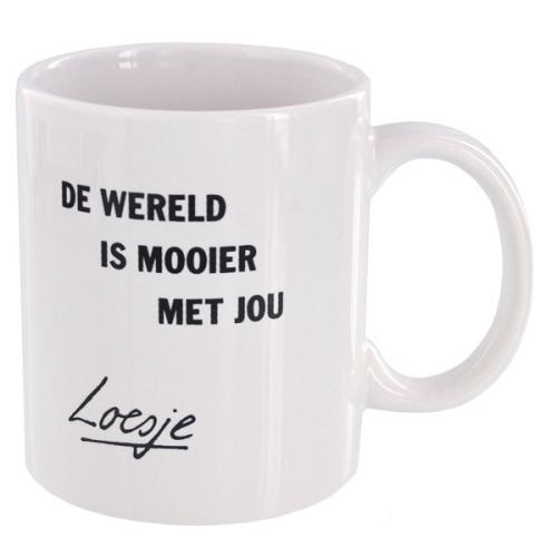 Klassieke mok Nova wit