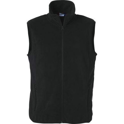 Basic Fleece Bodywarmer zwart,l
