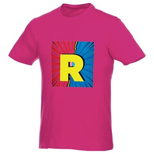 Heros unisex t-shirt met korte mouwen roze,2xl