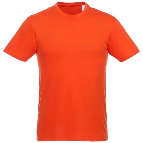 Heros unisex t-shirt met korte mouwen oranje,l