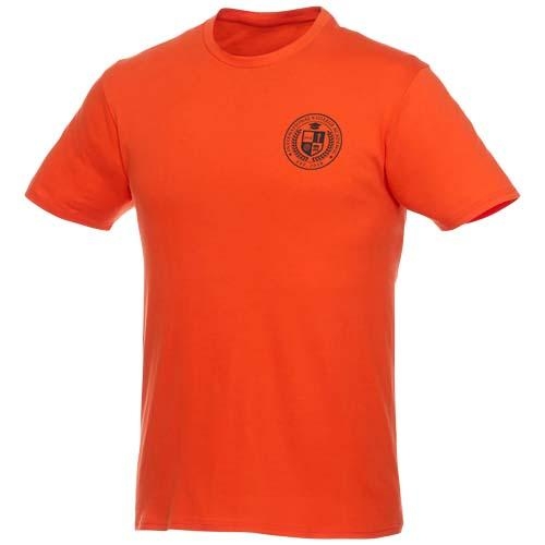 Heros unisex t-shirt met korte mouwen oranje,l