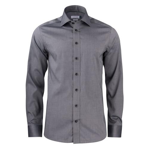 Overhemd Green Bow 01 Slim fit grijs,xs