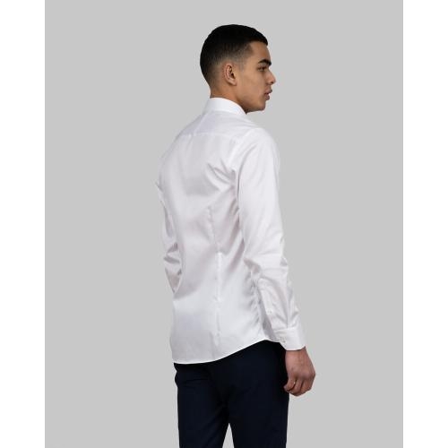 Overhemd Green Bow 01 Slim fit wit,xl