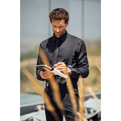 Overhemd Green Bow 01 Slim fit wit,xl