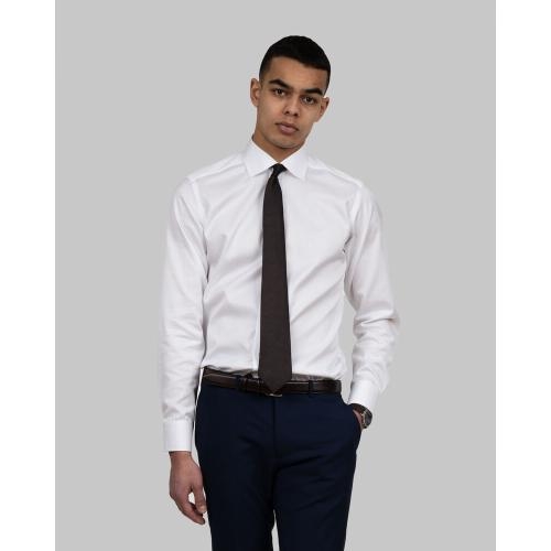 Overhemd Green Bow 01 Slim fit wit,xl