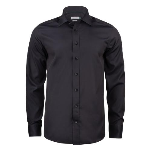 Overhemd Green Bow 01 Slim fit zwart,l
