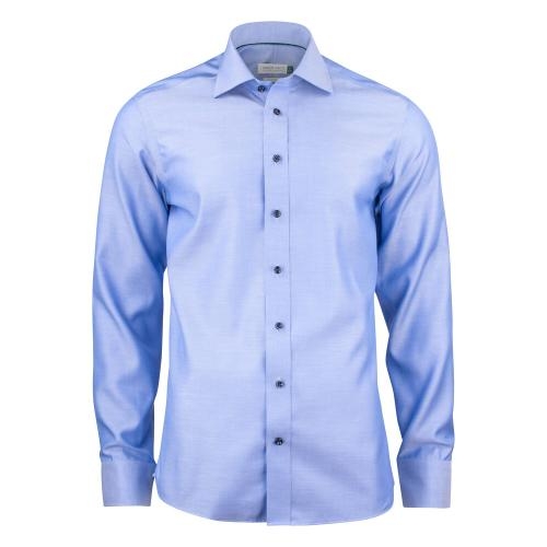 Overhemd Green Bow 01 Slim fit middenblauw,l