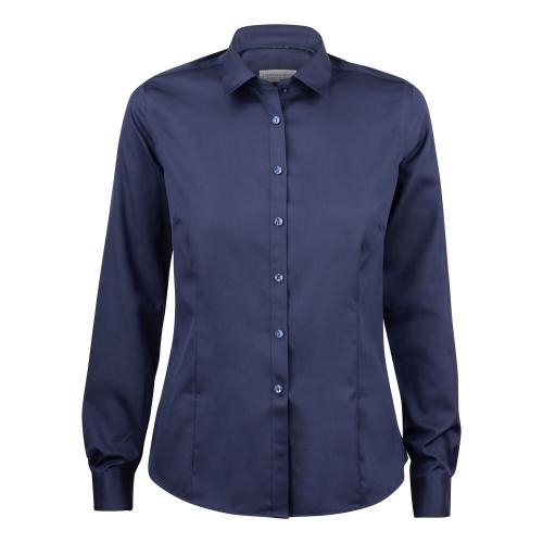 GB01 twill overhemd dames navy,3xl