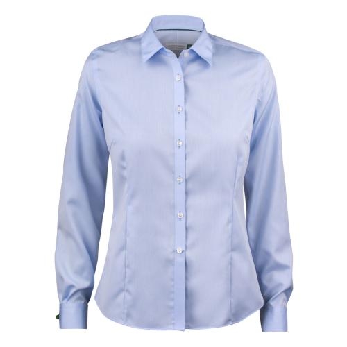 GB01 twill overhemd dames hemelsblauw,3xl