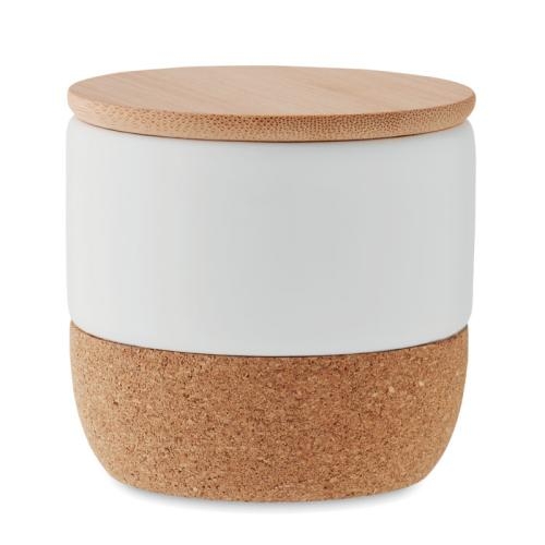 Plantaardige kaars Linen wit