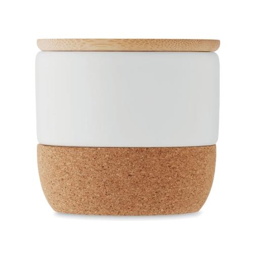 Plantaardige kaars Linen wit
