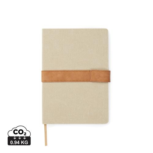 RCS recycled canvas notitieboek greige