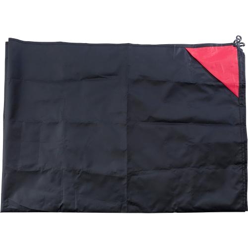Polyester opvouwbare deken Amal rood