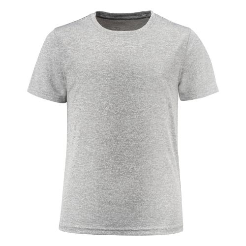 Printer Run T-shirt Junior grijs gemeleerd,110-120