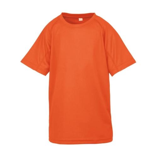Kinder Performance aircool sportshirt fluor oranje,s