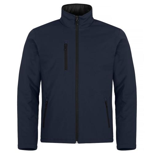 Gewatteerde softshell jas dark navy,2xl