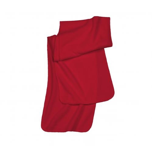 Fleece sjaal 200 grams rood